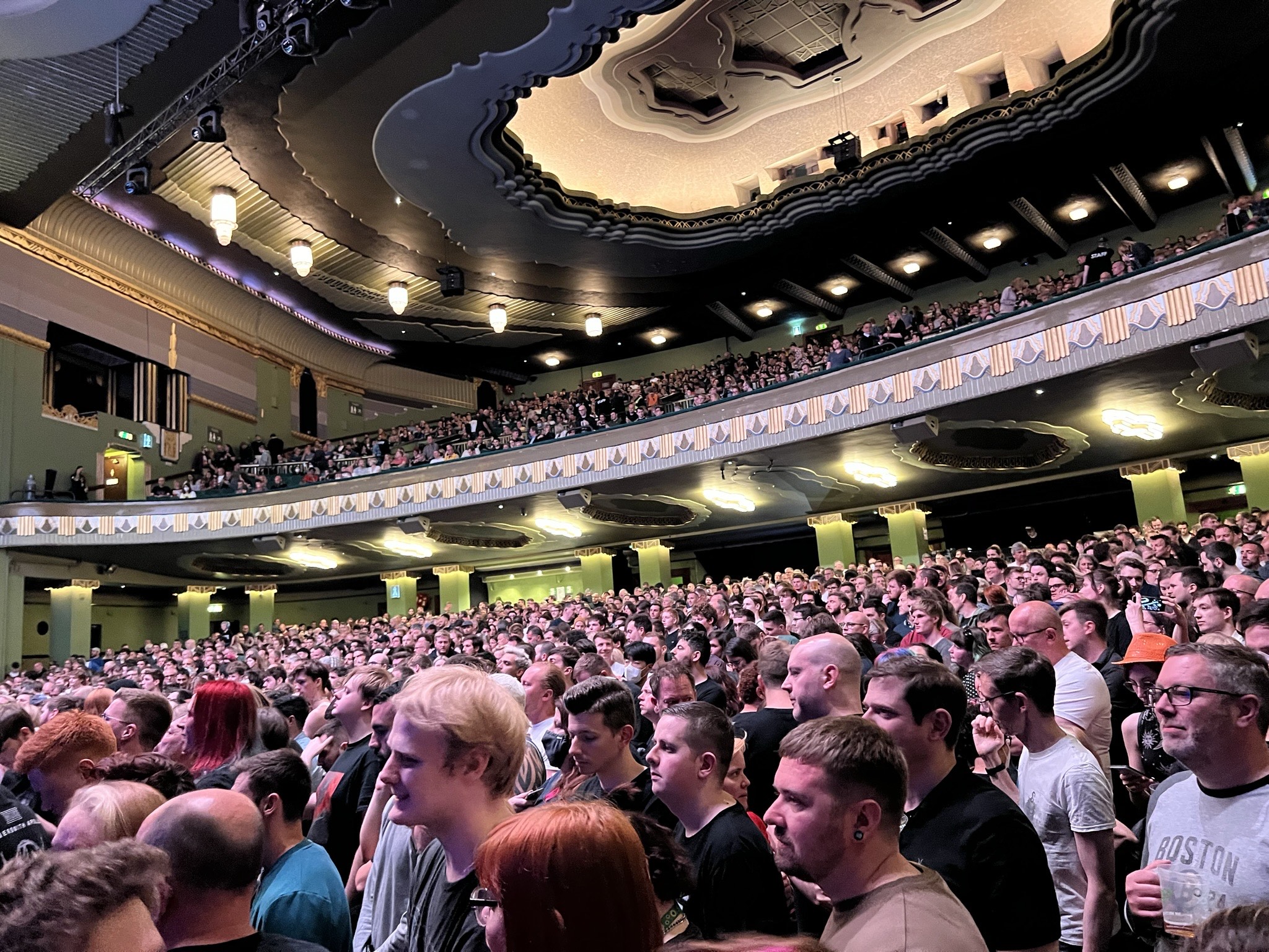 The crowd packed into the Eventim Apollo